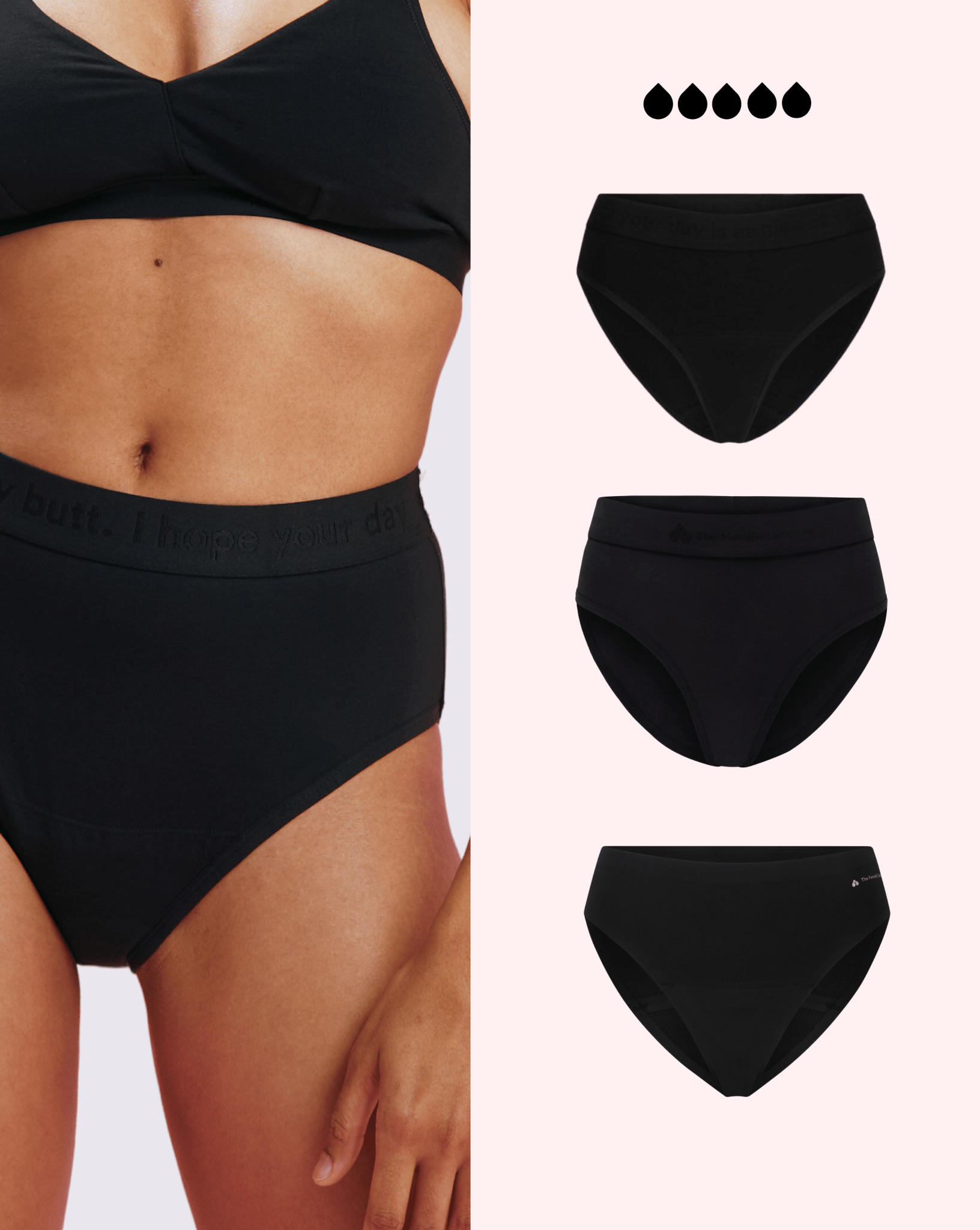 the-female-company-starke-tage-bundle-ultra-strong-period-panties-high-waist-sea image 1