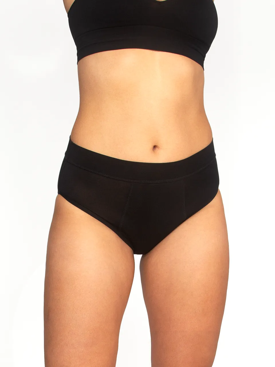 allmatters-overnight-high-waist-menstruationsunterw-sche-in-schwarz image 1