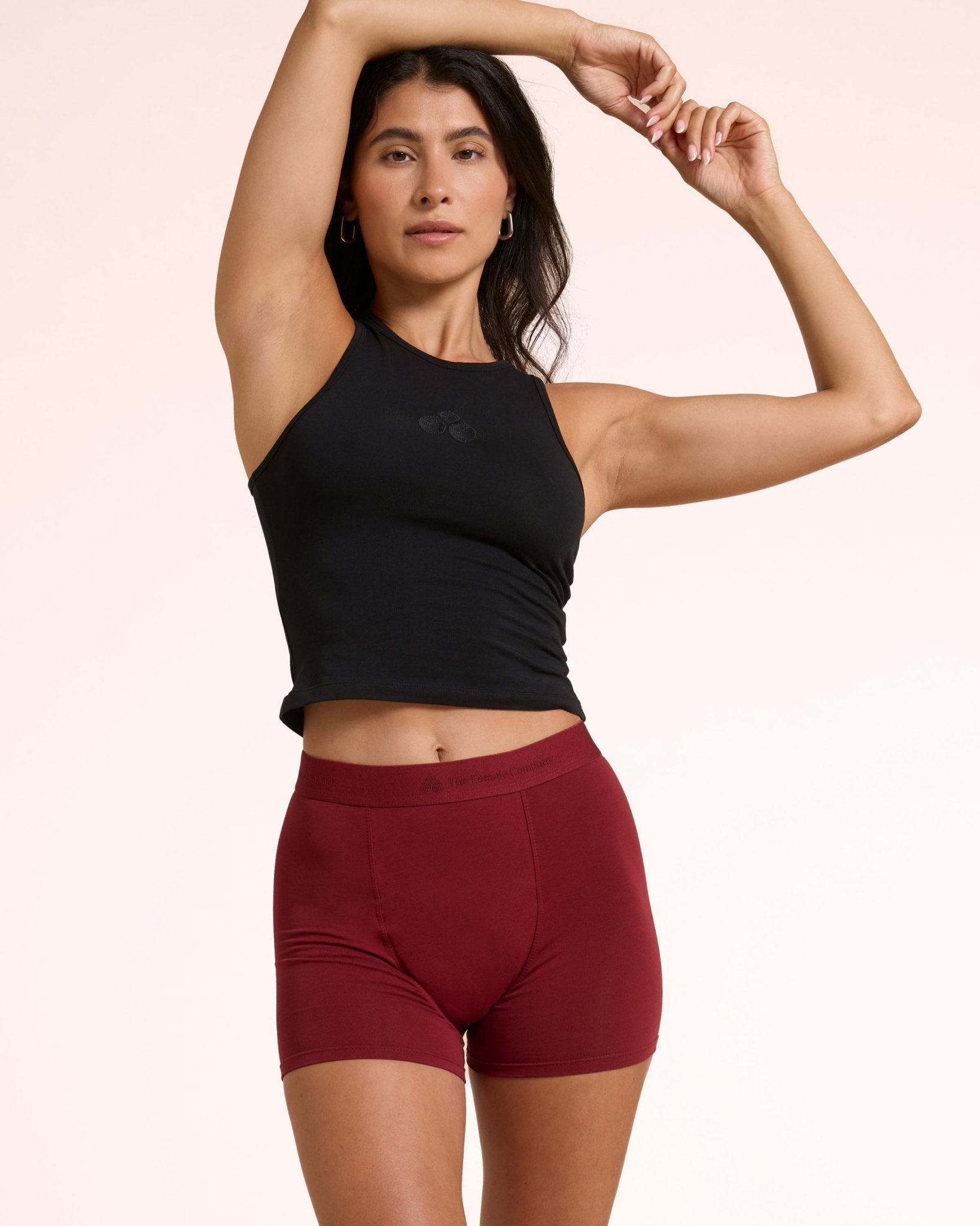 the-female-company-sleep-short-ultra-strong-periodenshorts-f-r-die-nacht-schwarz image 2