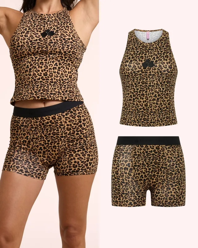 the-female-company-sleep-set-leo-night-protect-period-shorts-sleep-tanktop image 1