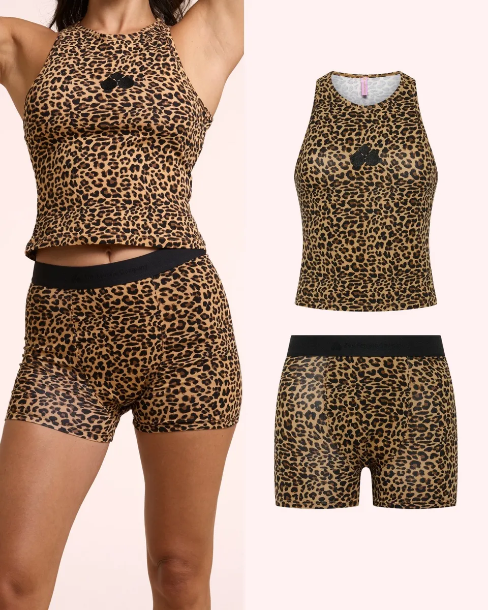 the-female-company-sleep-set-leo-night-protect-period-shorts-sleep-tanktop image 1