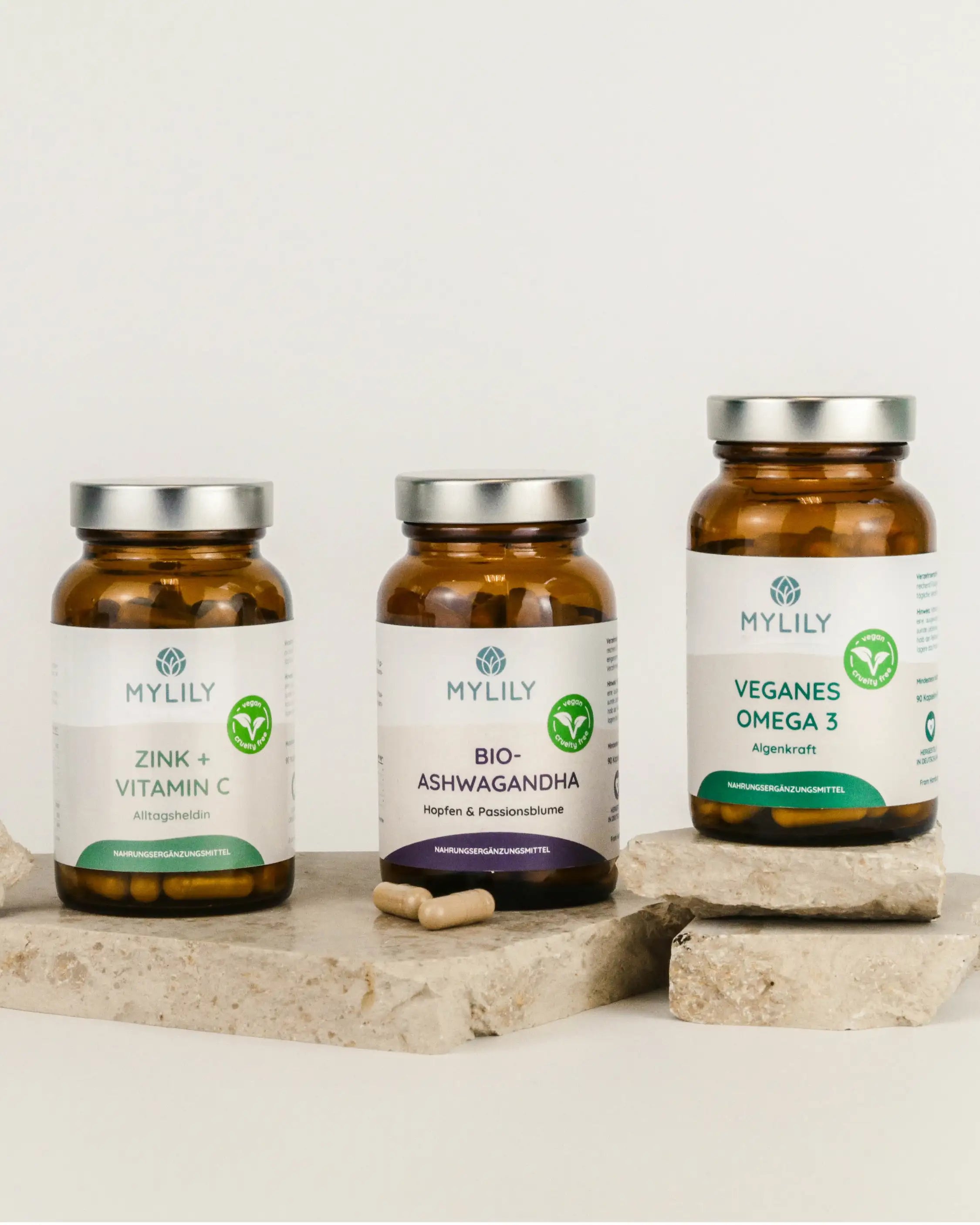 mylily-anti-stress-set-bio-ashwagandha-pulver-vitamin-b-komplex-mit-zink image 2