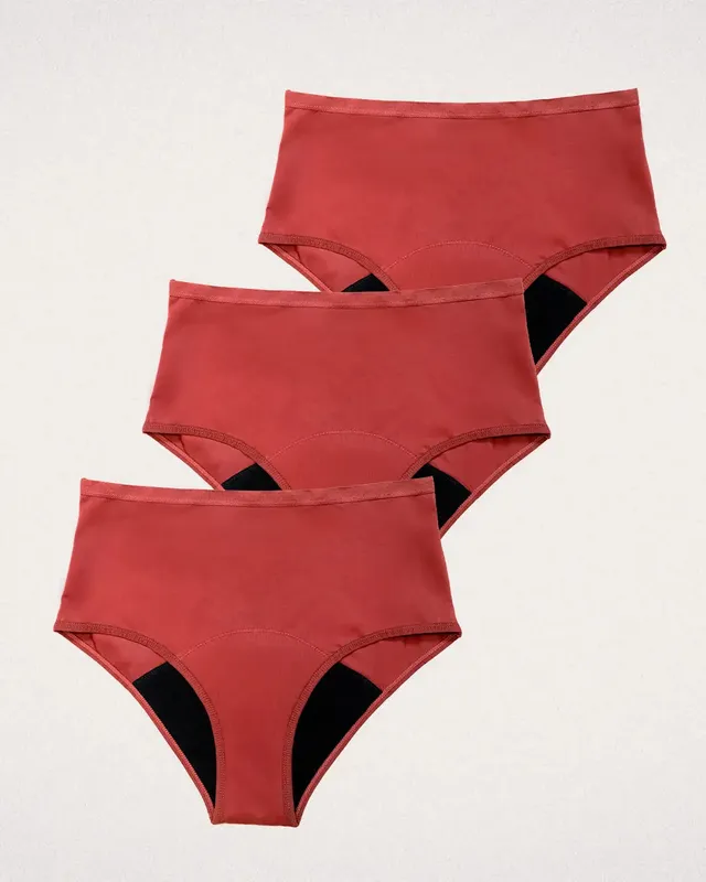 mylily-high-waist-periodenunterw-sche-hagebutte-3er-sparset image 1