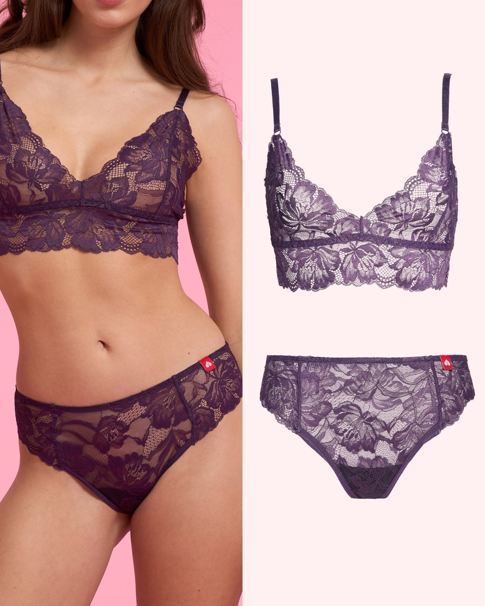 the-female-company-set-luxury-lace-bralette-slip-light-spitzen-bralette-mit-peri image 1