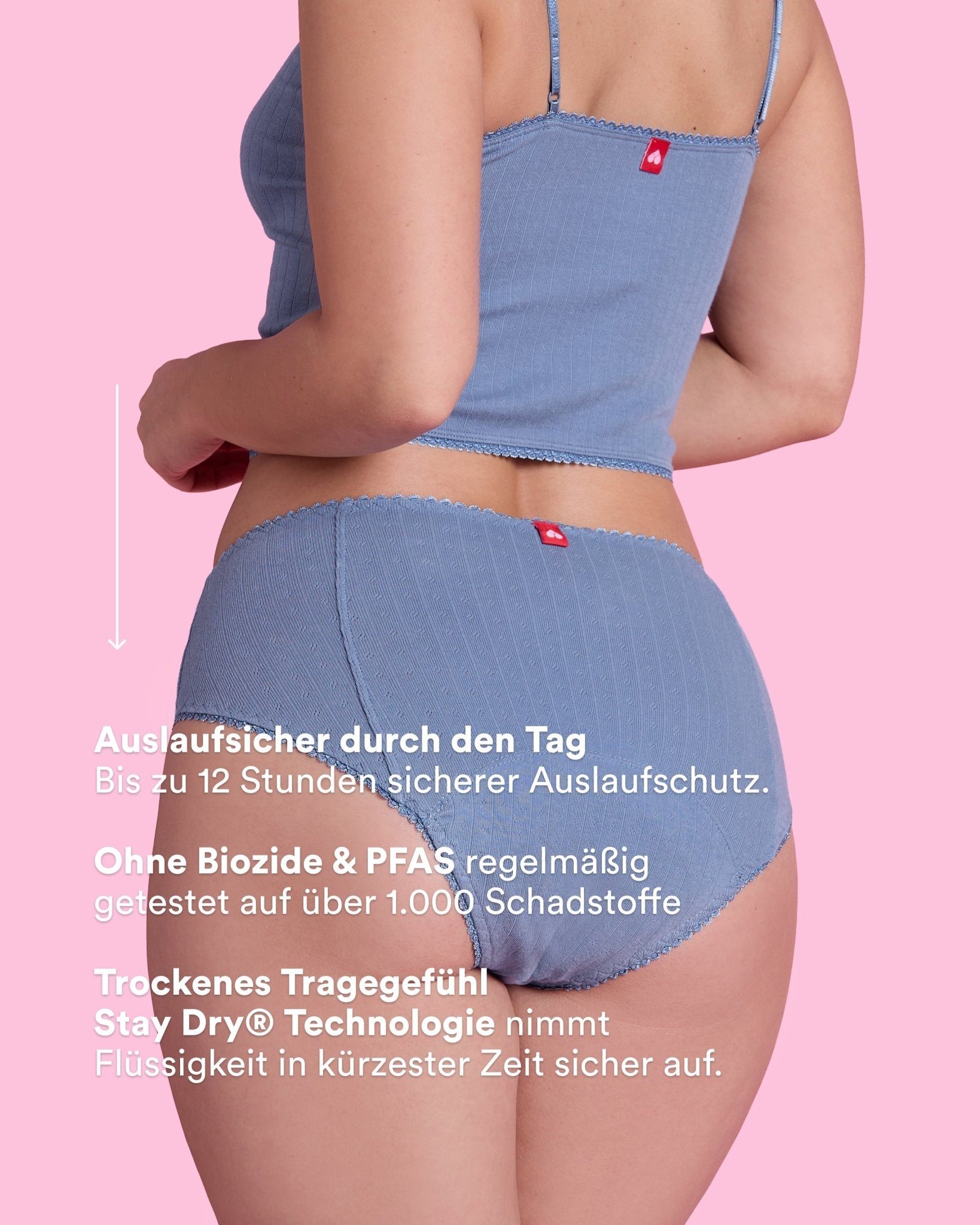 the-female-company-set-pointelle-cropped-top-high-waist-period-panty-extra-stron image 3