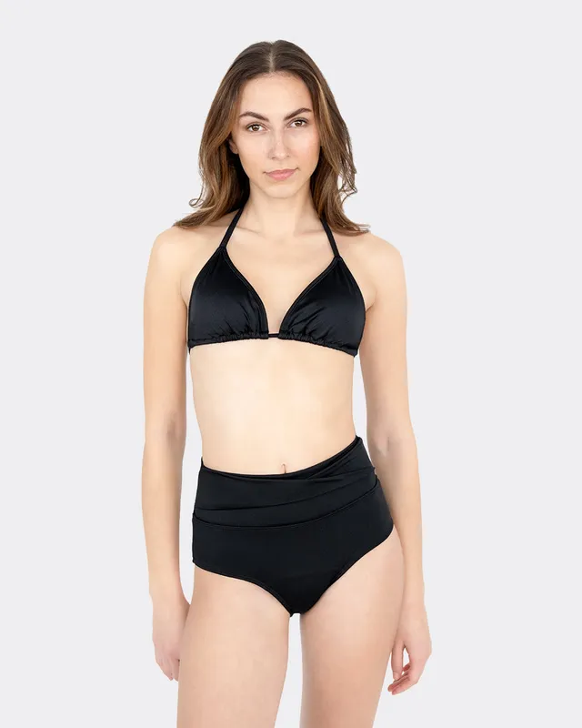 mylily-perioden-bikinihose-high-waist-twist-schwarz image 1