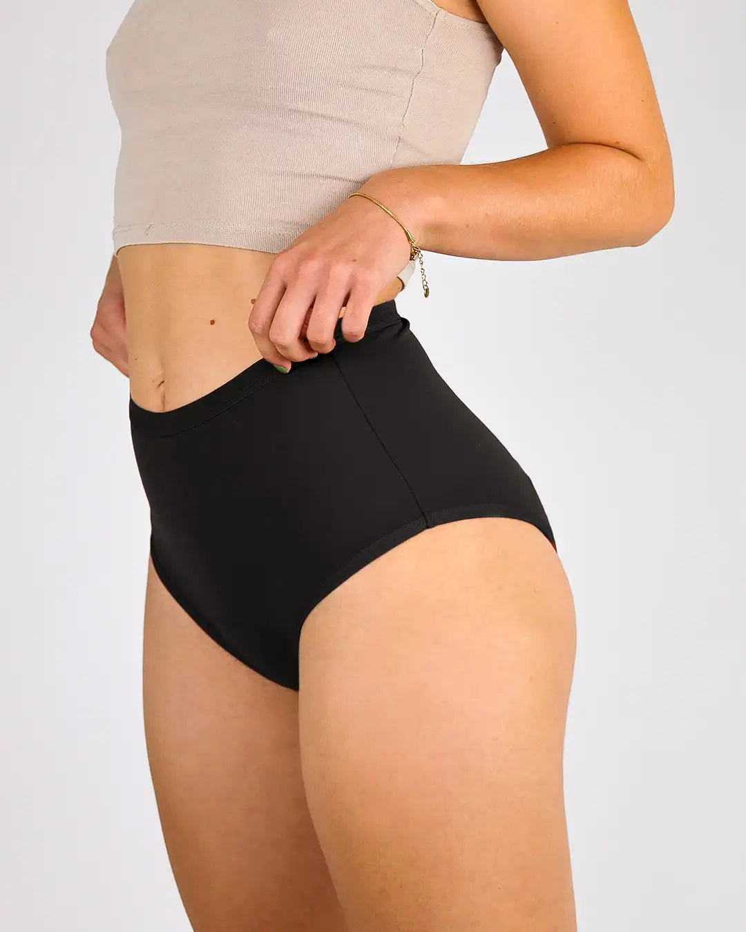mylily-high-waist-periodenunterw-sche-schwarz image 3