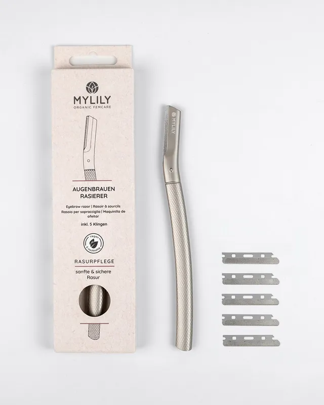 mylily-augenbrauen-rasierer-silber-inkl-5-klingen image 1