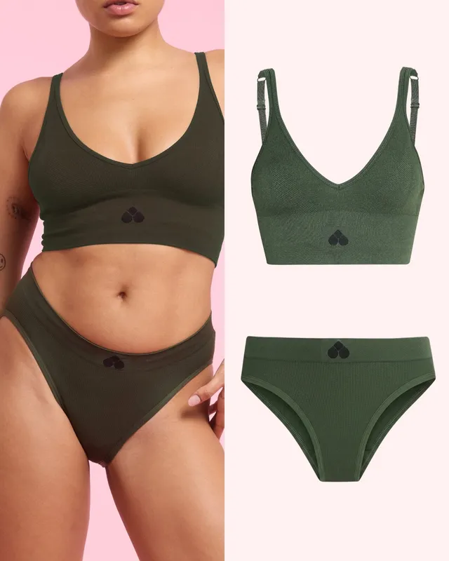 the-female-company-set-bralette-slip-seamless-ripp-unterw-sche-2 image 1