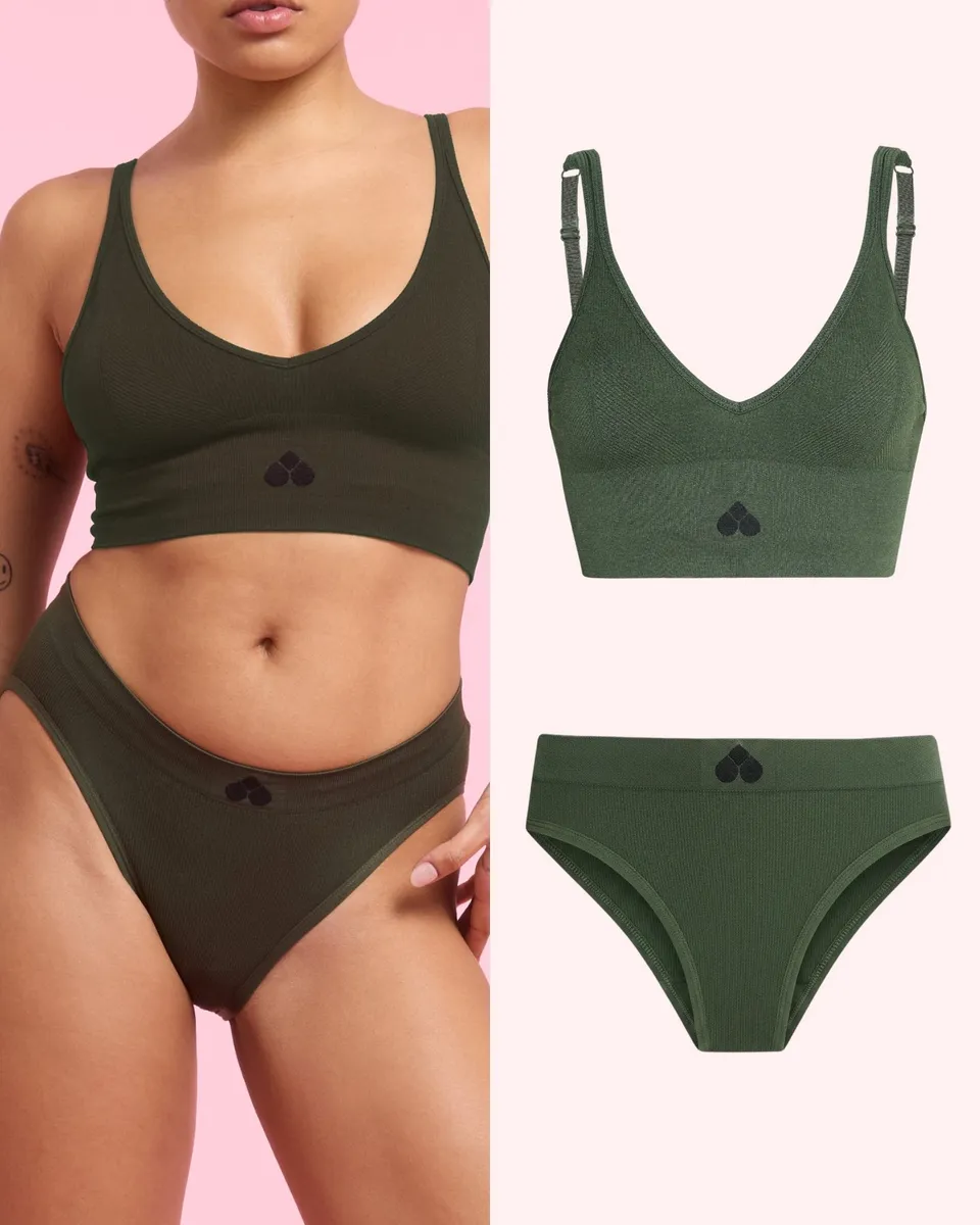 the-female-company-set-bralette-slip-seamless-ripp-unterw-sche-2 image 1