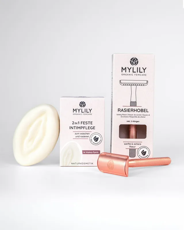 mylily-rasierpflege-set-rasierhobel-mit-ein-klingen-system-und-intim-waschst-ck- image 1