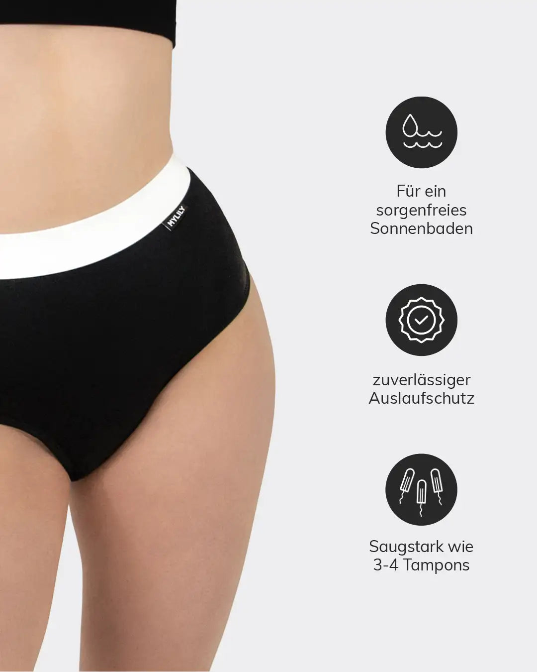 mylily-perioden-bikini-hose-high-waist-mit-bund-schwarz image 4