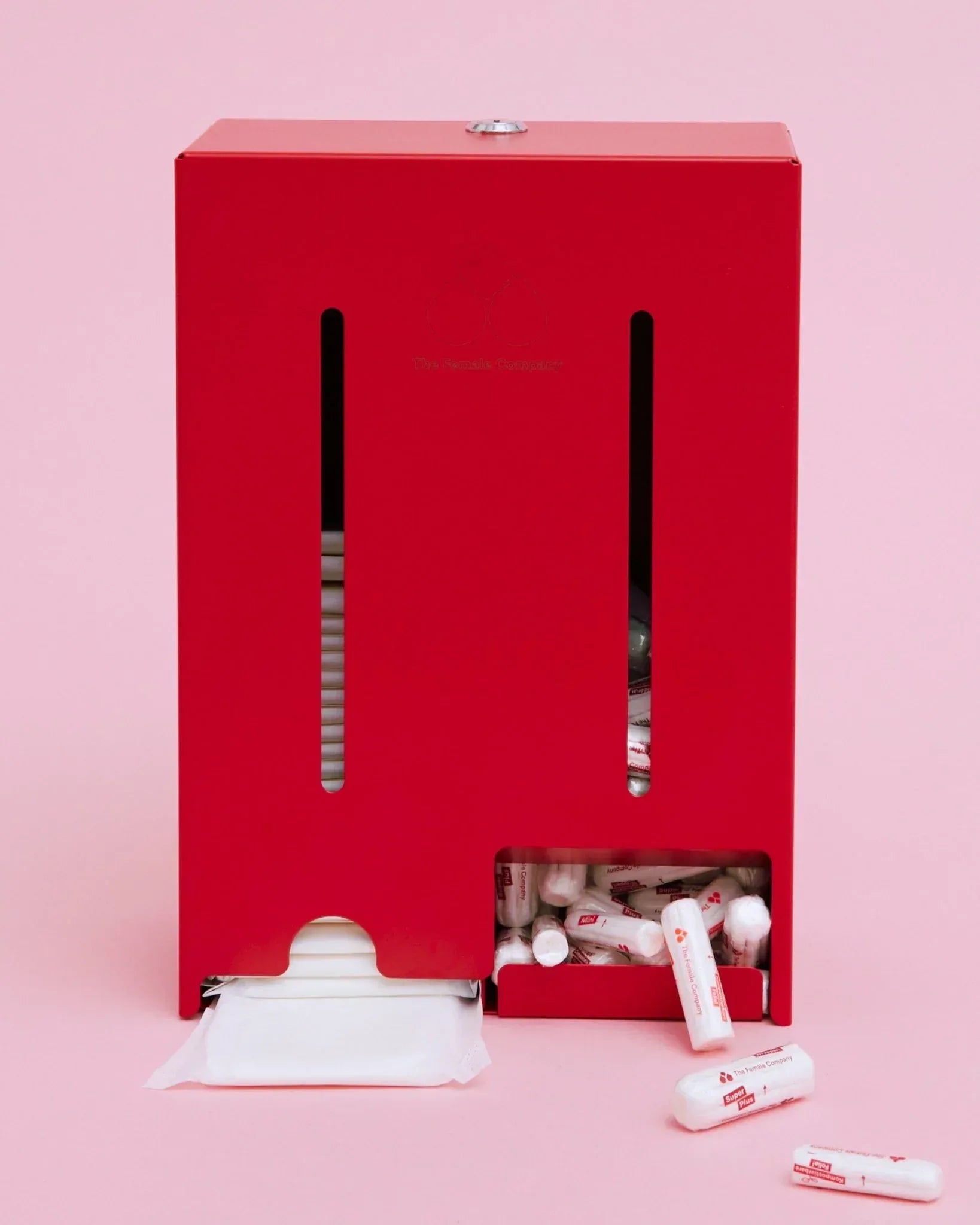 the-female-company-tampon-bindenspender-edelstahl-f-r-200-tampons-40-binden image 2