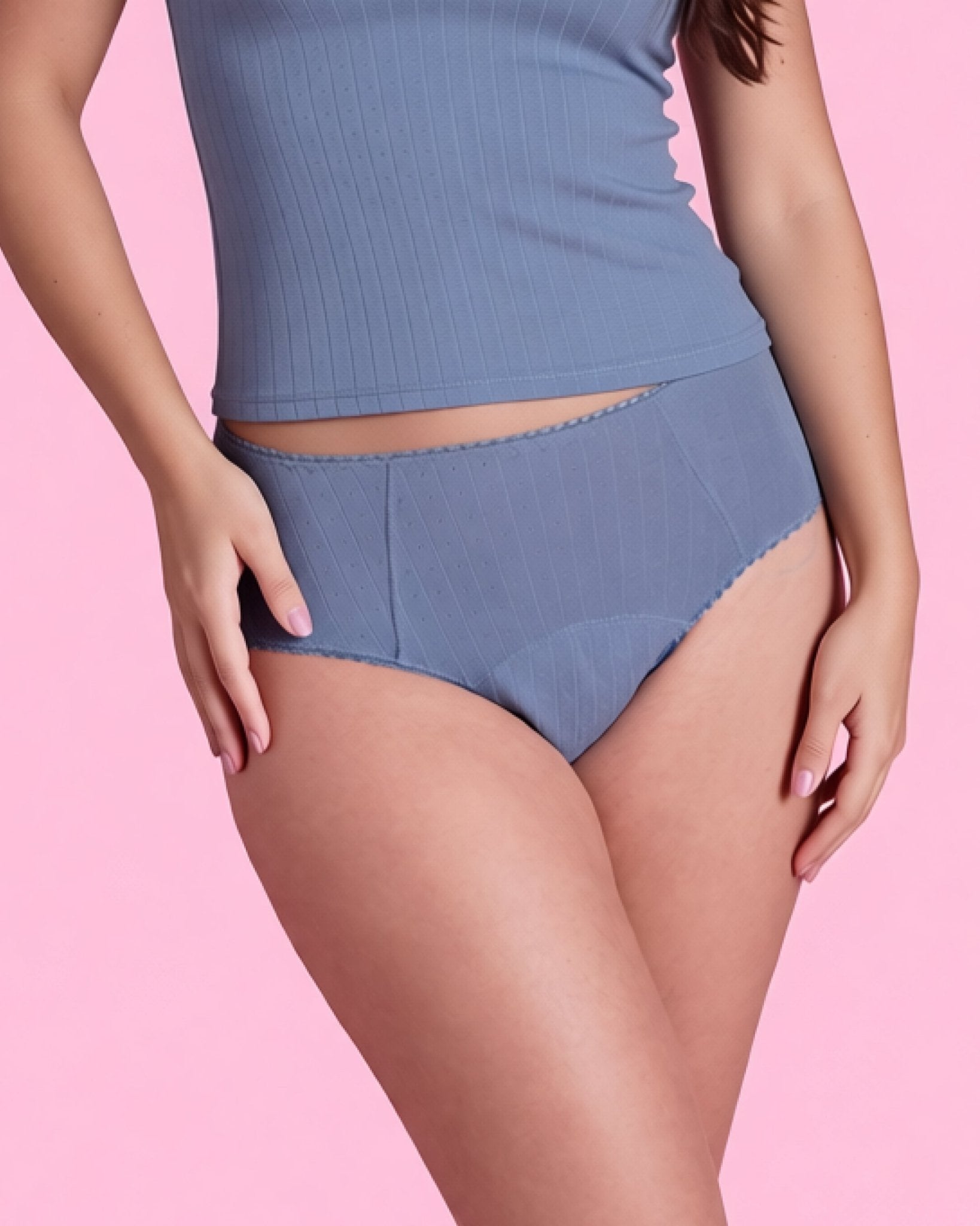 the-female-company-extra-strong-high-waist-pointelle-period-panty-aus-bio-baumwo image 1