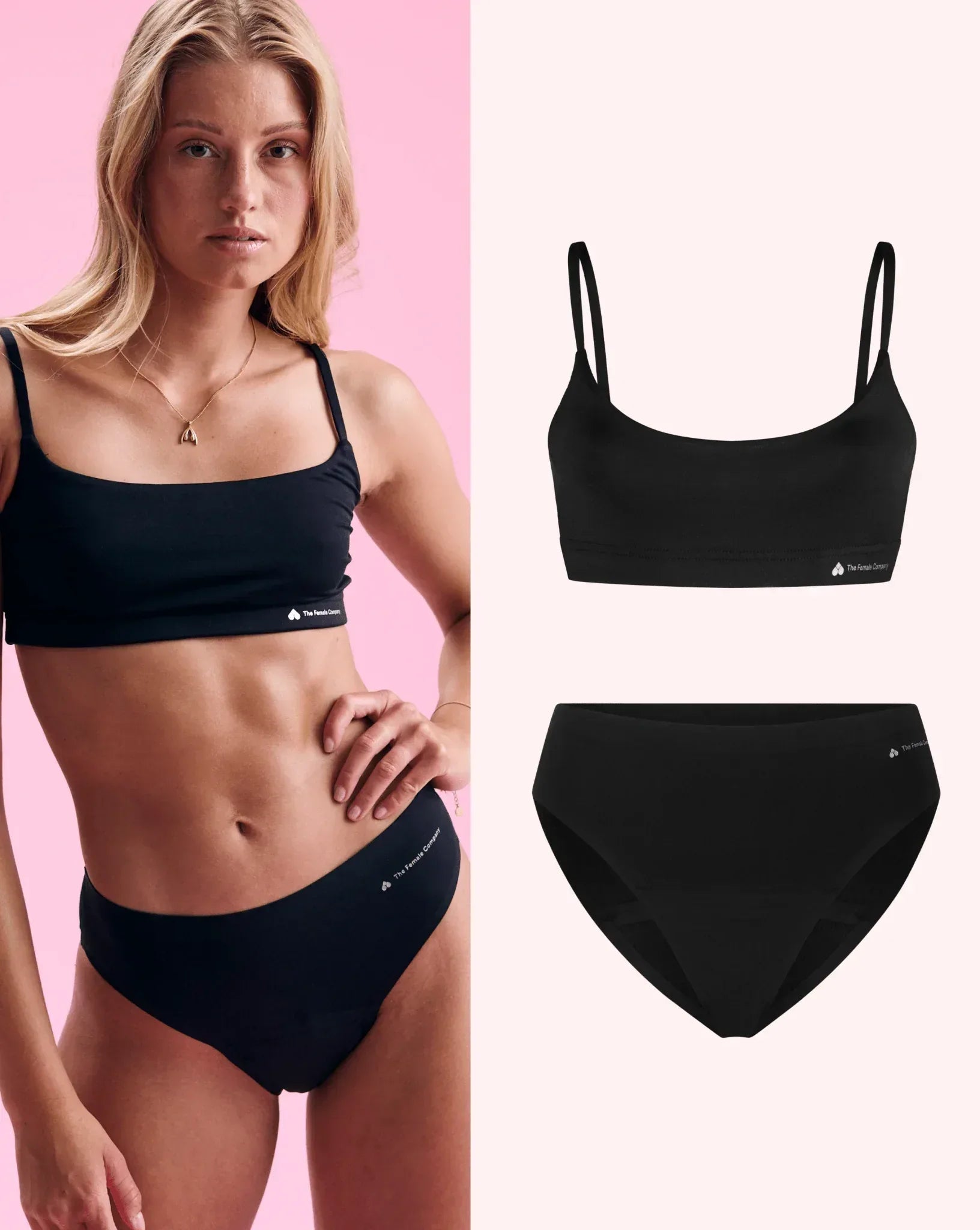 the-female-company-set-seamless-bralette-period-panty-slip-extra-strong image 1