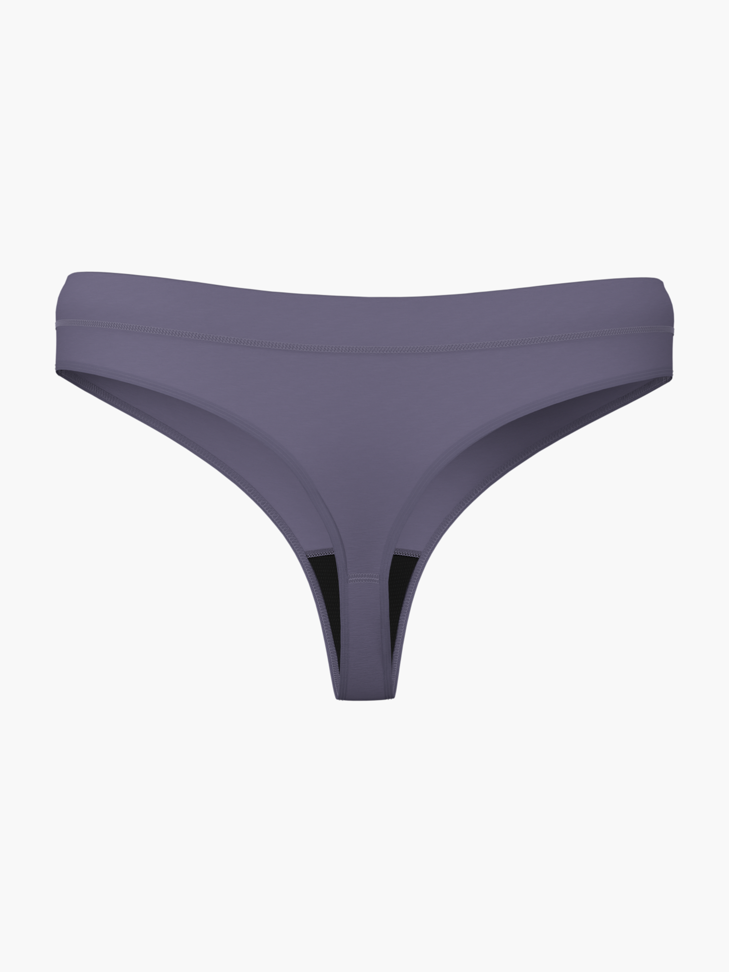 allmatters-classic-high-rise-thong-periodenslip-in-lavender-grey image 2