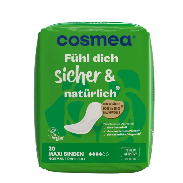 cosmea-maxi-binden-normal-mit-bio-baumwoll-oberfl-che image 1
