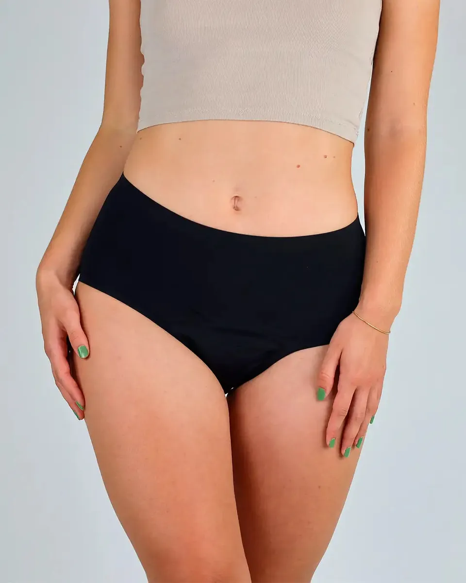 mylily-high-waist-seamless-periodenunterw-sche-schwarz image 1