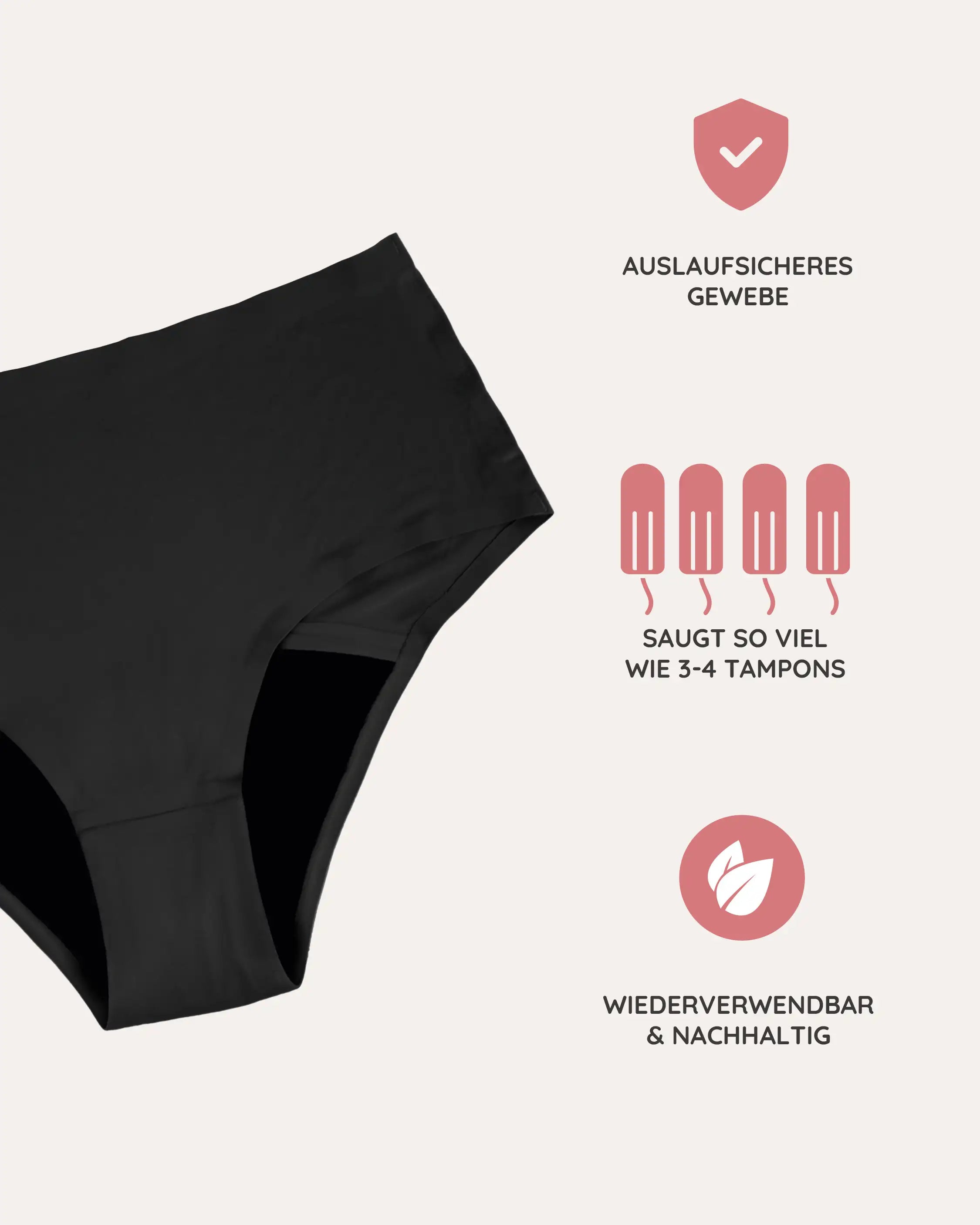 mylily-teens-high-waist-seamless-periodenunterw-sche-schwarz image 3