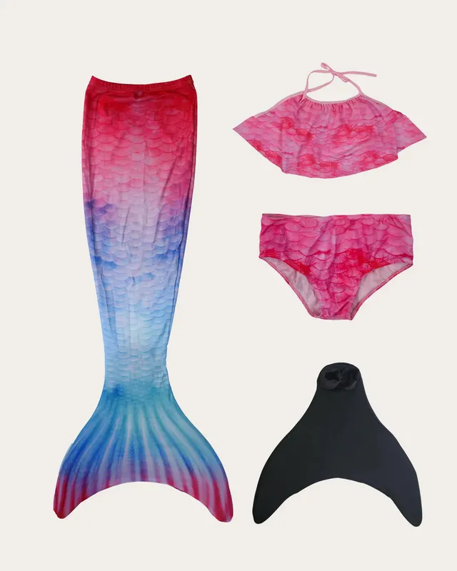 mylily-meerjungfrauenflosse-ocean-monoflosse-aus-neopren-f-r-kinder-und-teens image 1