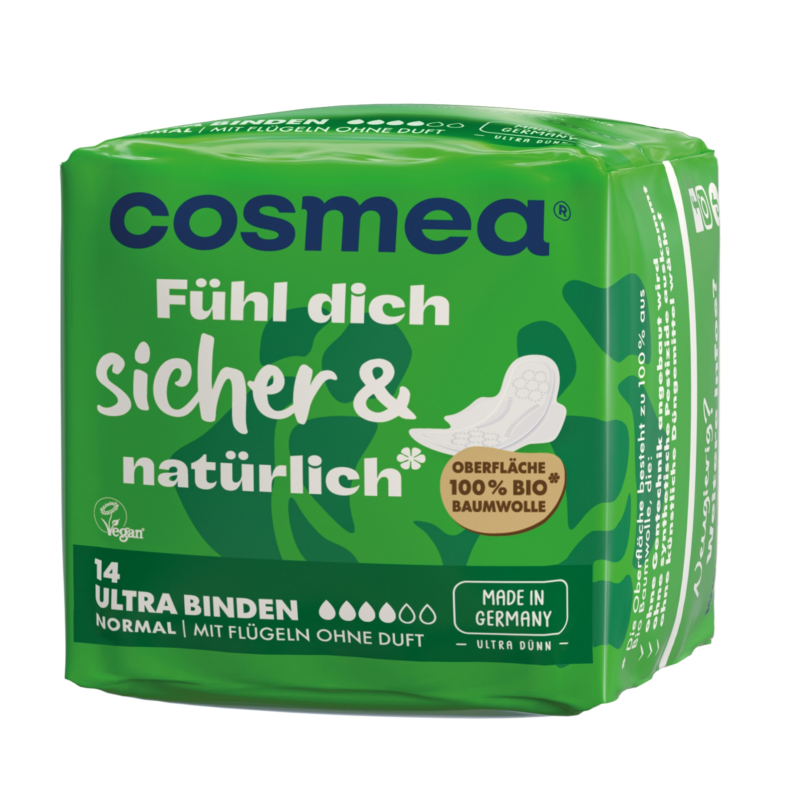 cosmea-ultra-binden-normal-mit-fl-geln-und-bio-baumwoll-oberfl-che image 2
