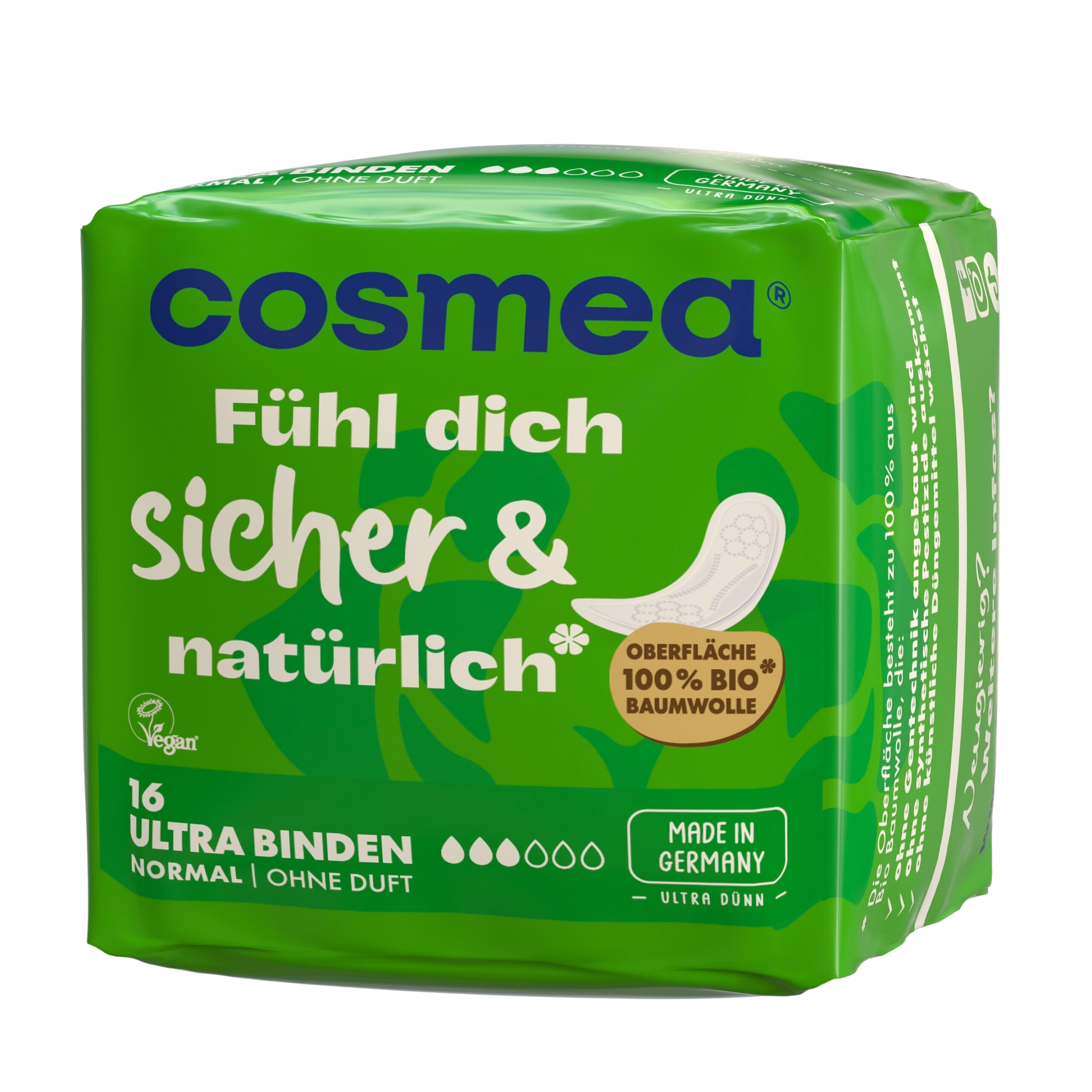 cosmea-ultra-binden-normal-mit-bio-baumwoll-oberfl-che image 2