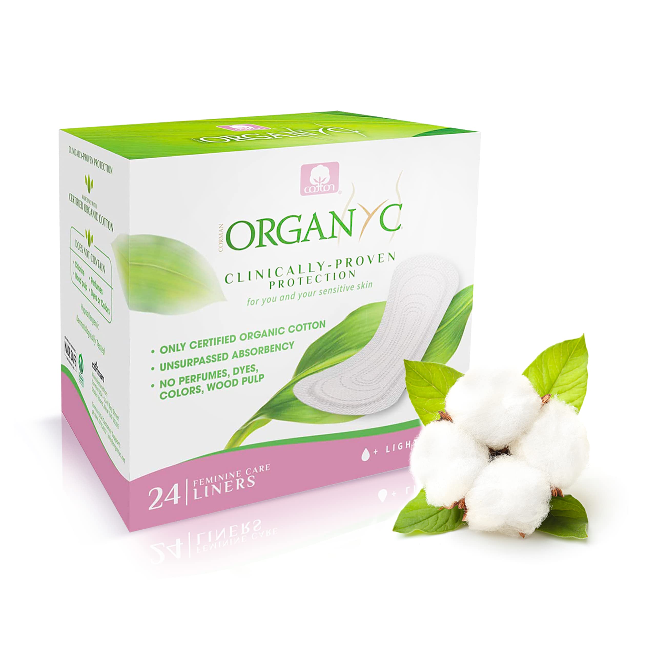 organ-y-c-slipeinlagen-aus-100-bio-baumwolle-f-r-leichte-tage-24er-packung image 1