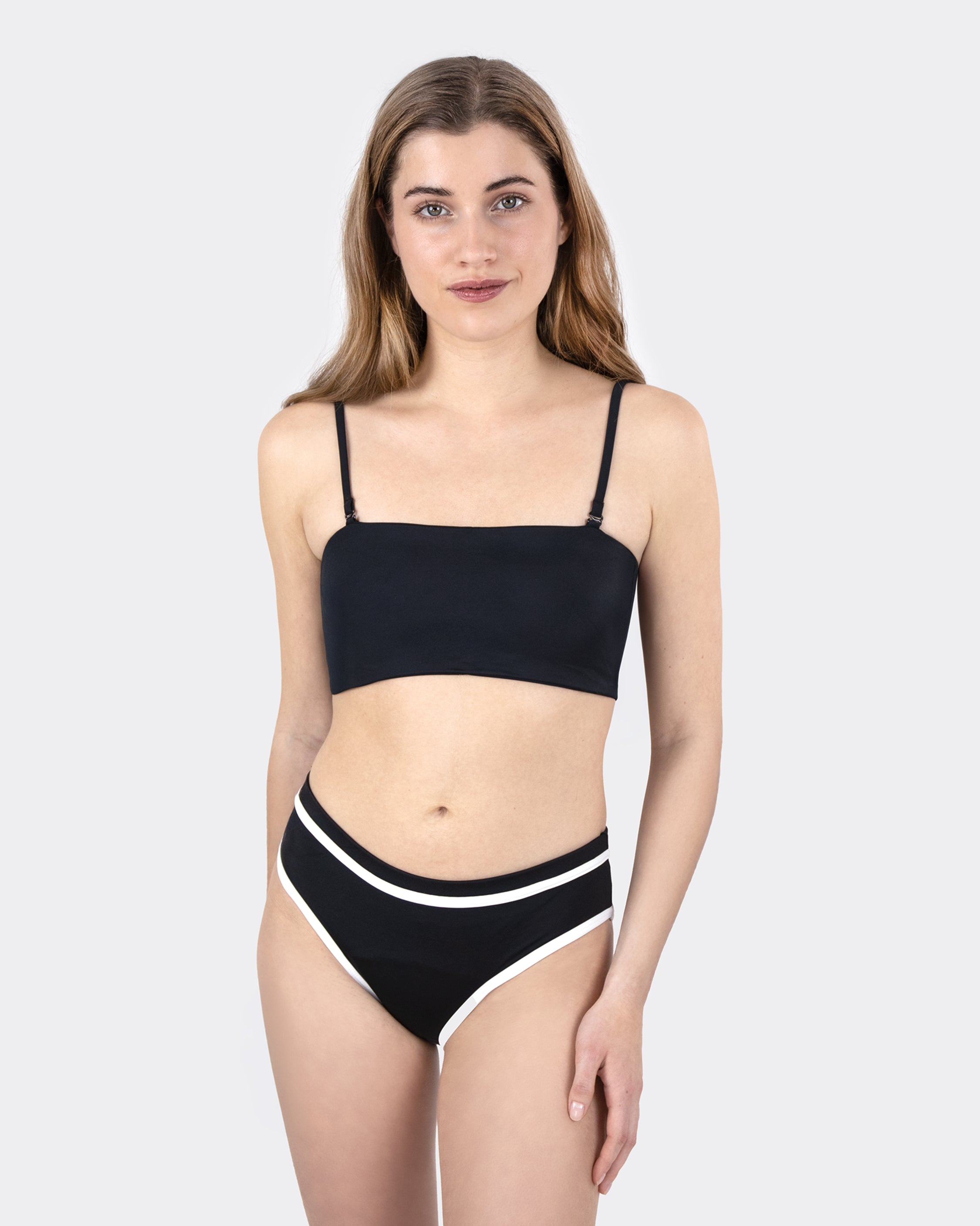 mylily-teens-perioden-bikini-hose-mit-wei-en-details-schwarz image 1
