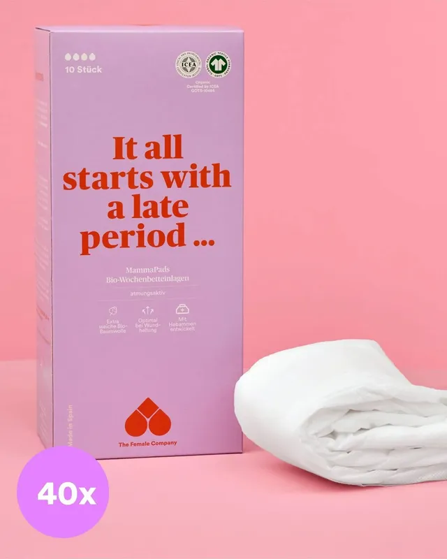 the-female-company-bio-wochenbetteinlagen-40-st-ck image 1