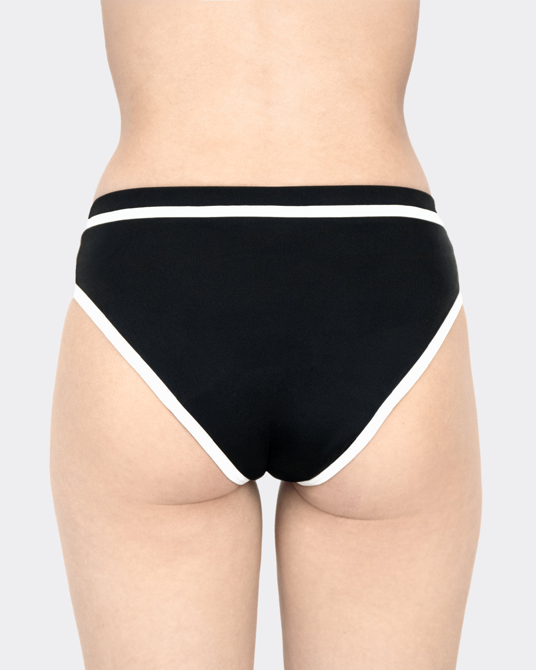 mylily-perioden-bikini-hose-mit-wei-en-details-schwarz image 3