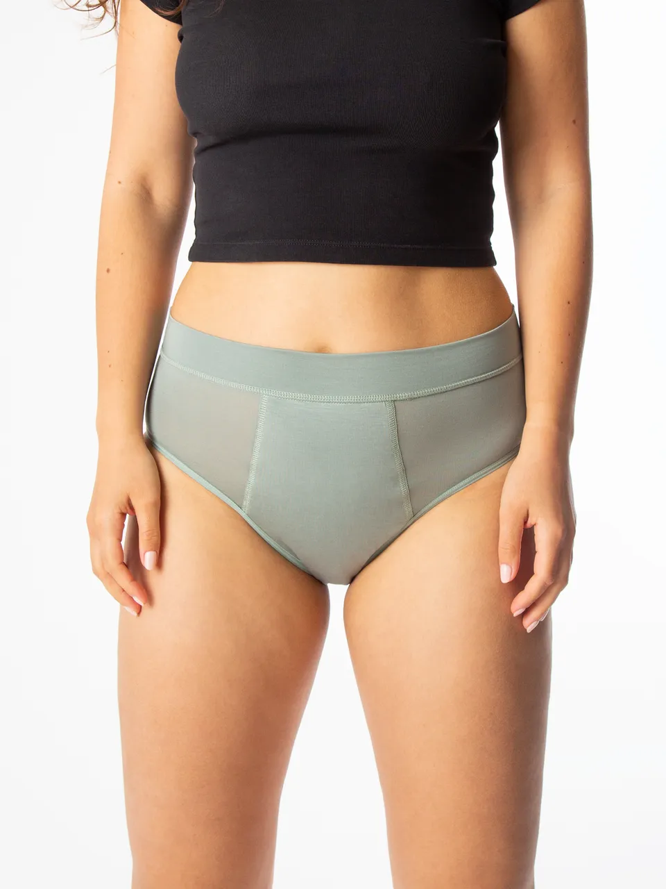 allmatters-overnight-high-waist-menstruationsunterw-sche-in-sage-green image 1
