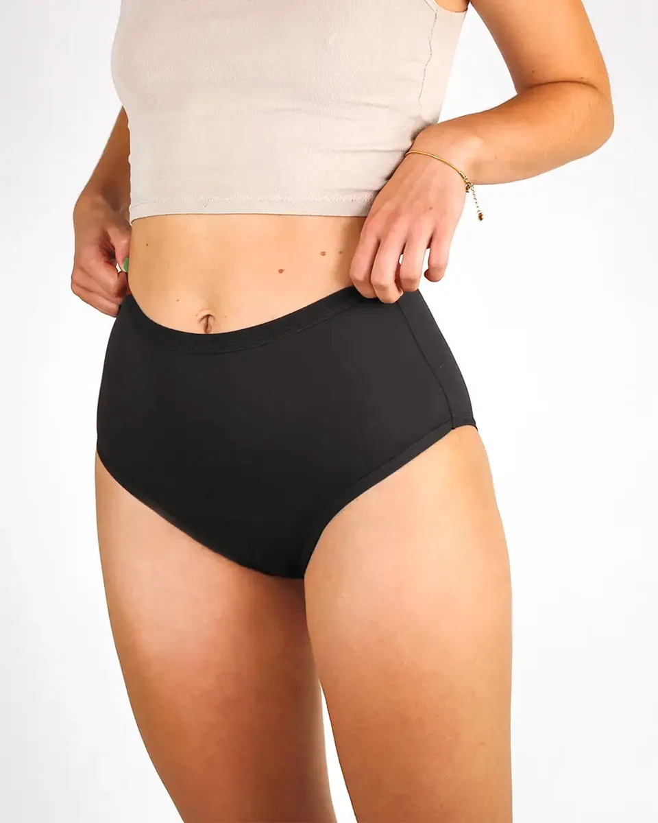mylily-high-waist-periodenunterw-sche-schwarz image 1