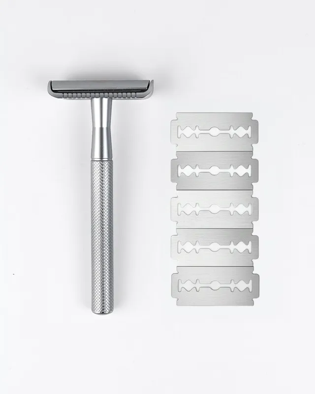 mylily-rasierhobel-silber-mit-ein-klingen-system-inklusive-5-klingen image 1