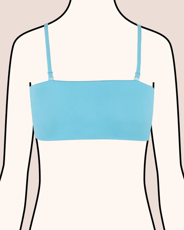 mylily-teens-bikini-oberteil-bandeau-himmelblau image 1