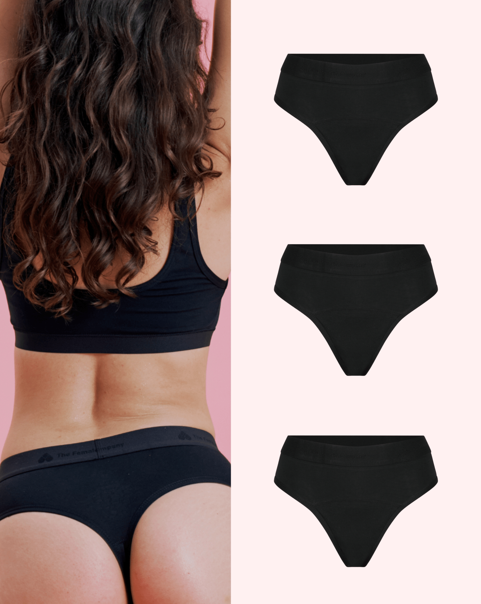 the-female-company-multipack-3x-cotton-tanga-period-panty image 1