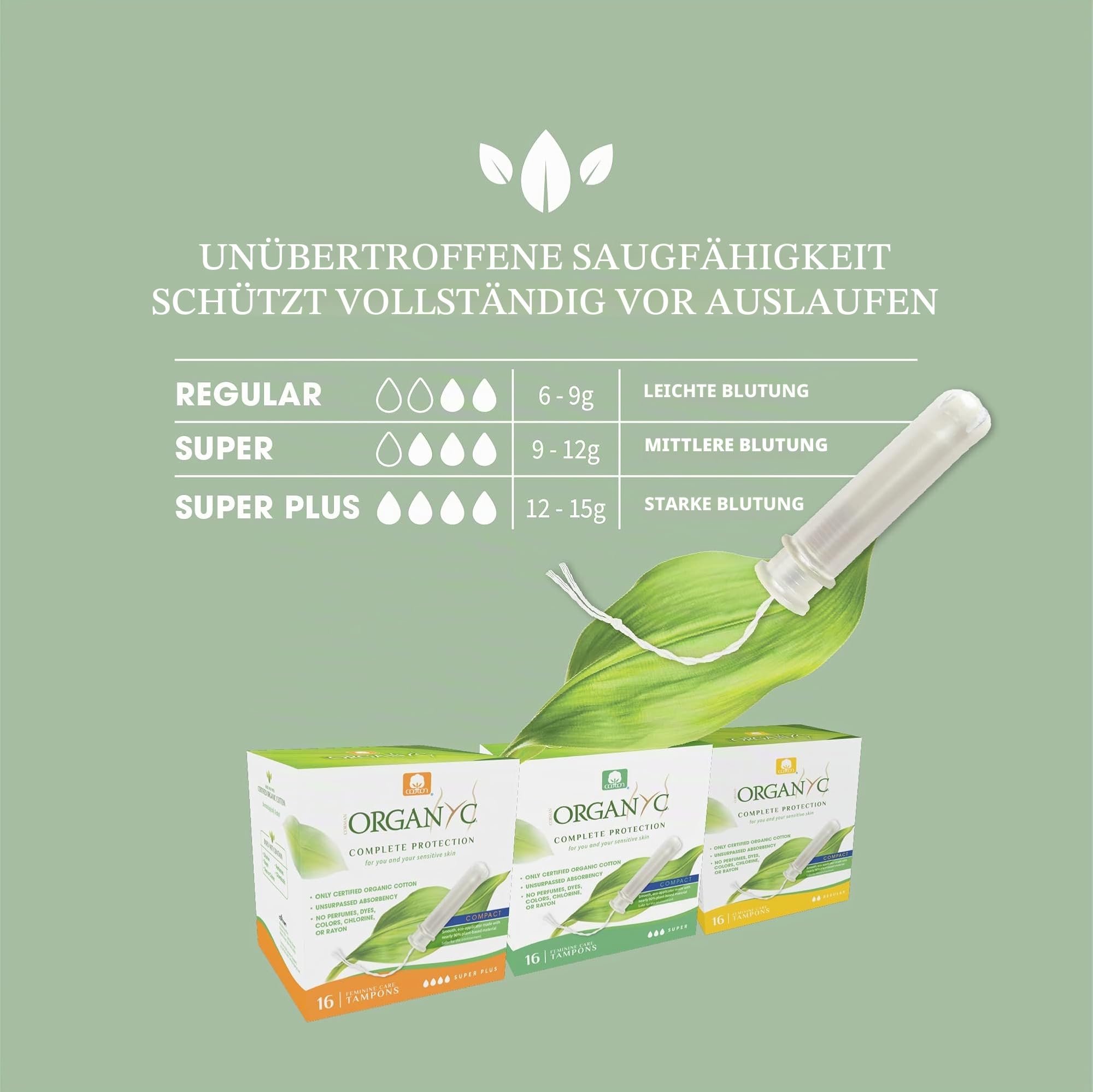 organyc-compact-super-plus-tampons-mit-pflanzlichem-applikator-100-bio-baumwolle image 6