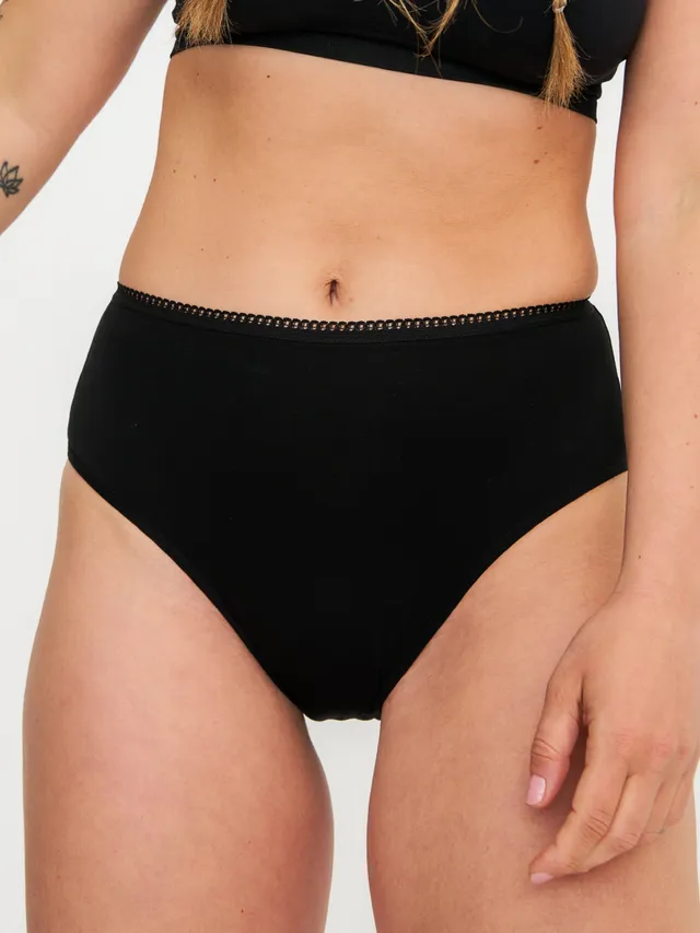 allmatters-tencel-high-waist-periodenslip-schwarz image 1