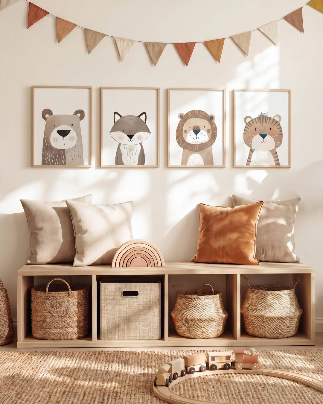 mylily-kinderzimmer-poster-set-wild-animals-4er-set image 7