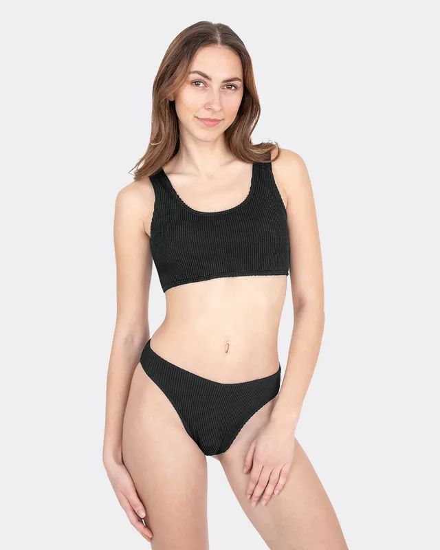 mylily-perioden-bikinihose-v-shape-crinkle-schwarz image 1