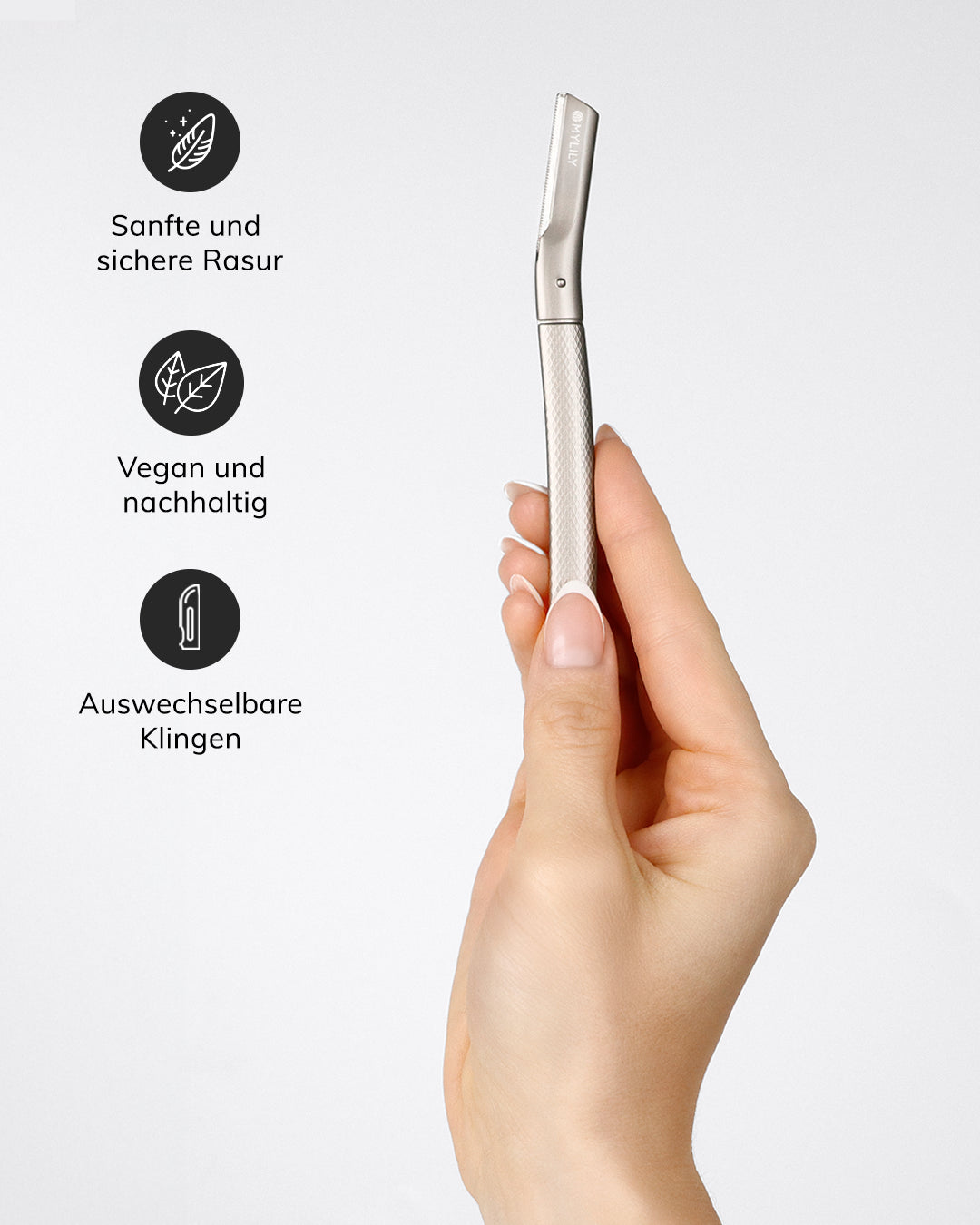 mylily-augenbrauen-rasierer-silber-inkl-5-klingen image 2