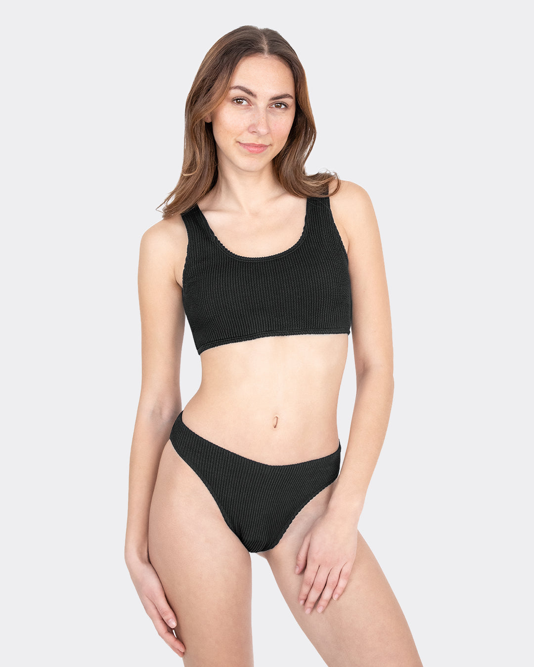 mylily-perioden-bikinihose-v-shape-crinkle-schwarz image 1
