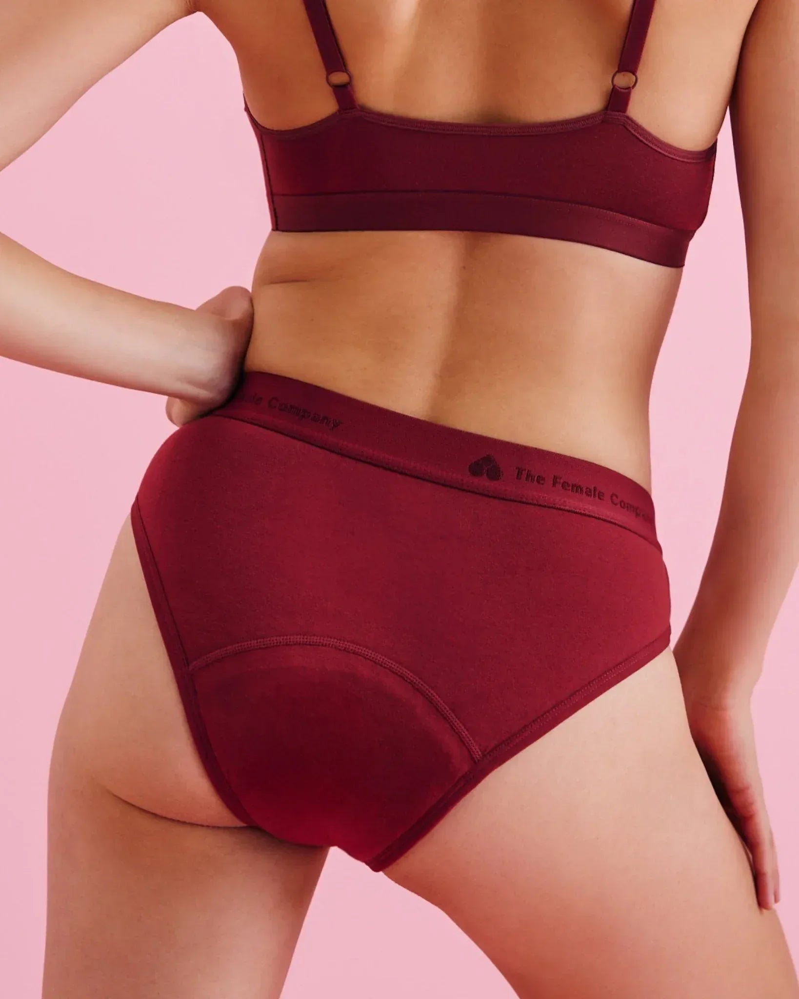 the-female-company-period-panty-extra-strong-slip-kirschrot image 5