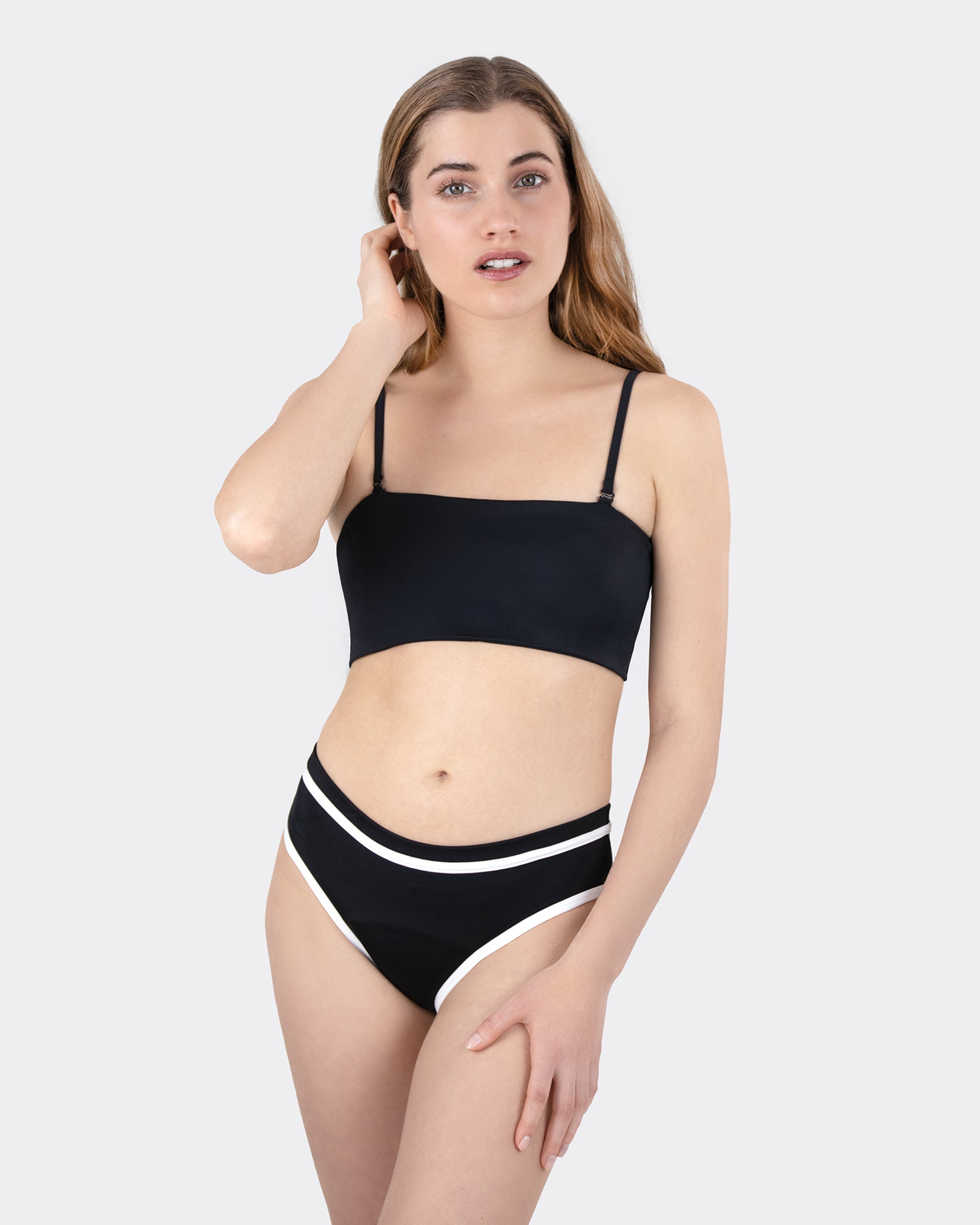mylily-teens-perioden-bikini-hose-mit-wei-en-details-schwarz image 3