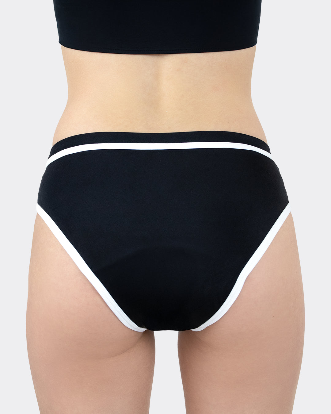 mylily-teens-perioden-bikini-hose-mit-wei-en-details-schwarz image 2