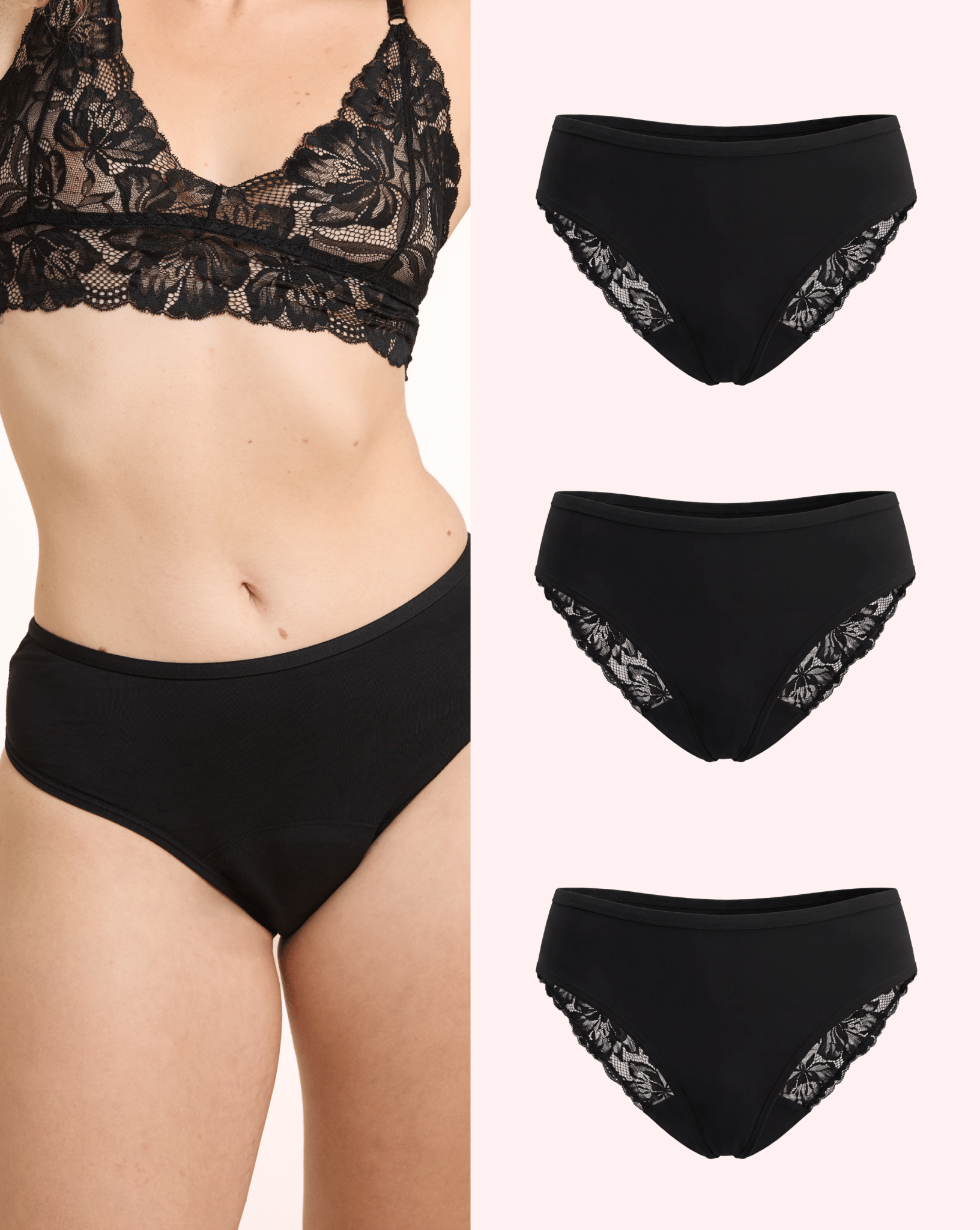 the-female-company-multipack-3x-cotton-lace-slip-period-panty-aus-bio-baumwolle- image 1