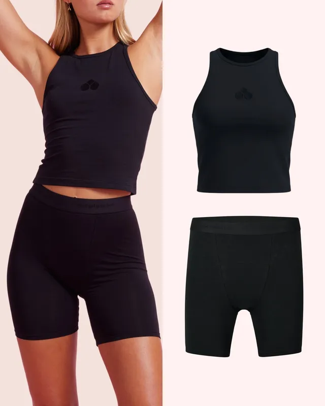 the-female-company-sleep-set-shorts-night-protect-period-shorts-mit-sleep-tankto image 1