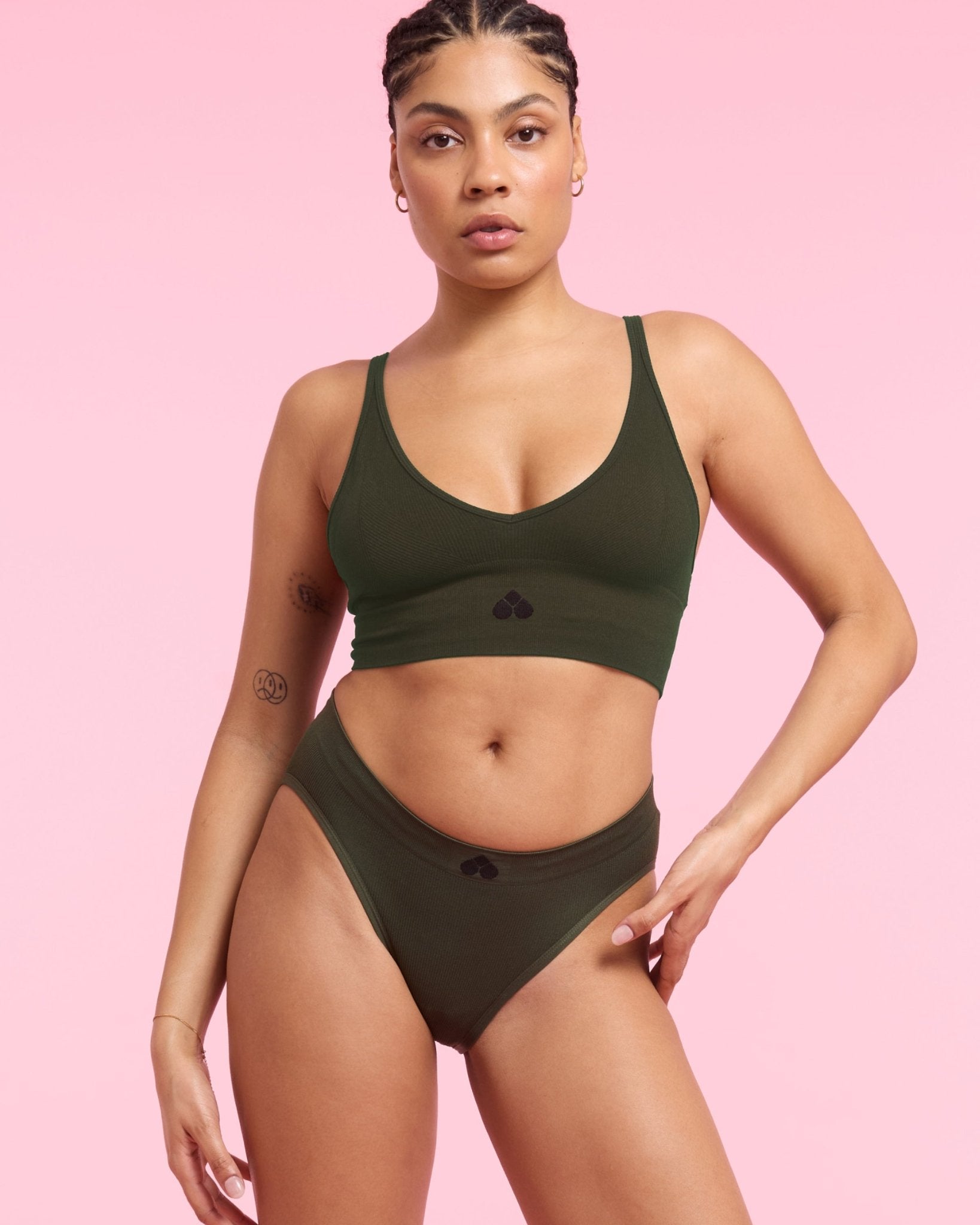 the-female-company-set-bralette-slip-seamless-ripp-unterw-sche-2 image 5