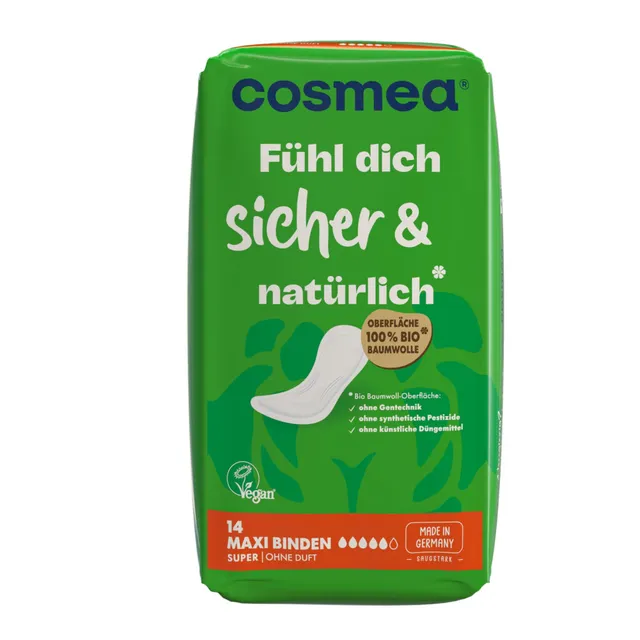 cosmea-maxi-binden-super-mit-bio-baumwoll-oberfl-che image 1