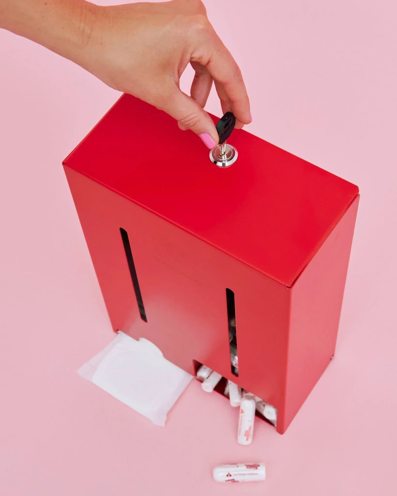 the-female-company-tampon-bindenspender-edelstahl-f-r-200-tampons-40-binden image 3