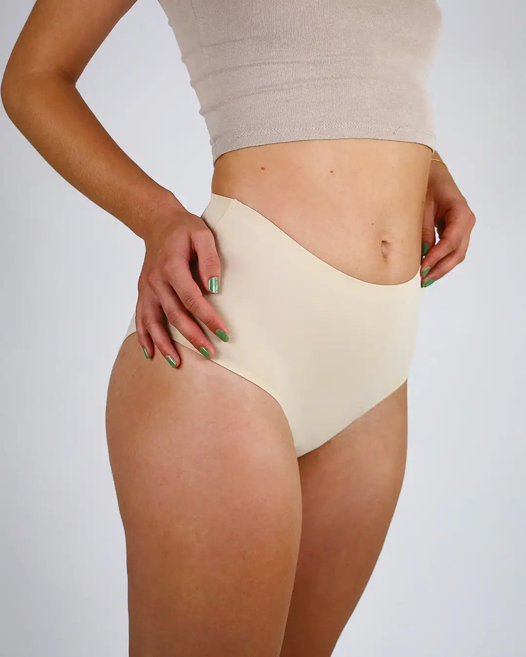 mylily-high-waist-seamless-periodenunterw-sche-beige image 2